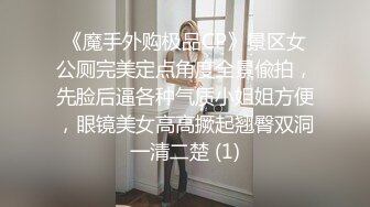 《魔手外购极品CP》景区女公厕完美定点角度全景偸拍，先脸后逼各种气质小姐姐方便，眼镜美女高高撅起翘臀双洞一清二楚 (1)