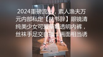 2024重磅流出，素人渔夫万元内部私定【林书辞】眼镜清纯美少女可爱草莓透明内裤，丝袜手足交自摸，画面相当诱惑