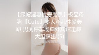 【绿帽淫妻性爱轰趴】极品母狗『Cute』多人淫乱性爱轰趴 男厕停车场户外宾馆走廊 大胆露出 (5)