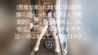 (男尊女卑)(fc3358256)題作僕に逆らった女を男2人で徹底的に---。女は絶叫し、大号泣。 仲良しエッチとガチ泣---の2本立て。合計110分 (2)